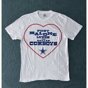 Post Malone x Dallas Cowboys collaboration T-shirt White - Size M - Made in USA